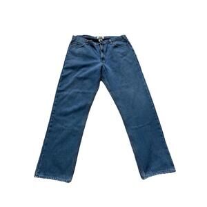 Old Mill Fleece Lined Jeans Men’s 38x34 Classic Blue Denim Warm Winter Wear